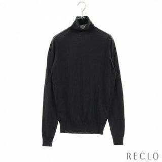 ジョンスメドレー(JOHN SMEDLEY)の ニット タートルネック ウール ブラック(ニット/セーター)