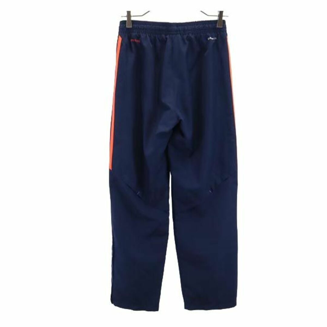 アディダス スポーツ ウインド ロングパンツ S ネイビー adidas トレーニングウェア ロゴ メンズ 【中古】 【230816】