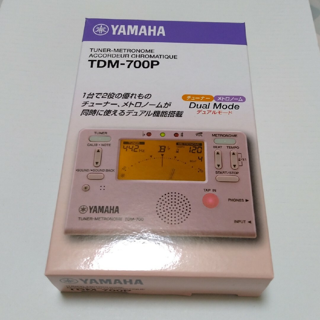 ヤマハ(ヤマハ)の【ジャンク】ヤマハ　チューナー　メトロノーム　TDM -700 楽器の楽器 その他(その他)の商品写真