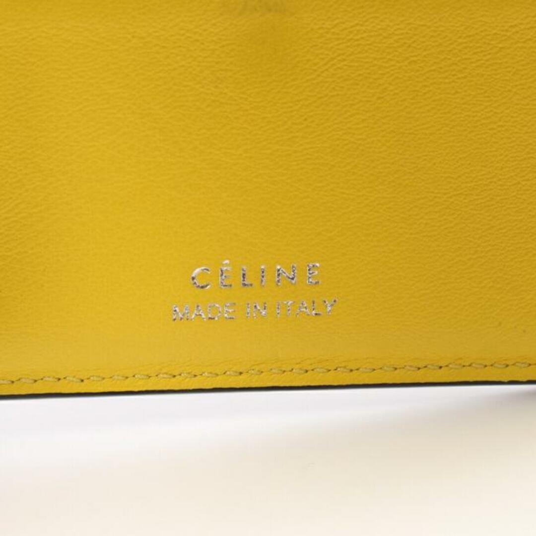 celine(セリーヌ)のスモール フォールデッド マルチファンクション 三つ折り財布 レザー グレー レディースのファッション小物(財布)の商品写真