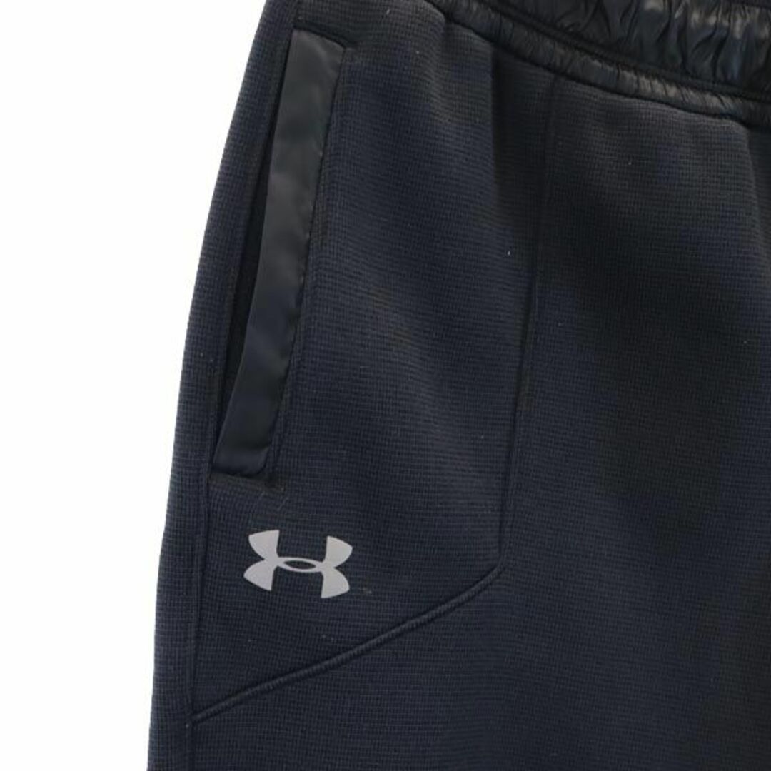 UNDER ARMOUR(アンダーアーマー)のアンダーアーマー スポーツ ジャージパンツ MD 黒 UNDER ARMOUR ロングパンツ 裏起毛 ロゴ レディース 【中古】  【230816】 レディースのパンツ(その他)の商品写真