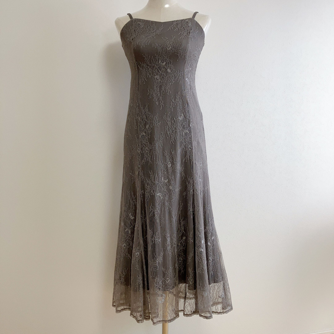 Dorry Doll(ドーリードール)のnianaニアナ　グレー　ボレロ　レイヤード　ドレス　C507292900M レディースのフォーマル/ドレス(ロングドレス)の商品写真