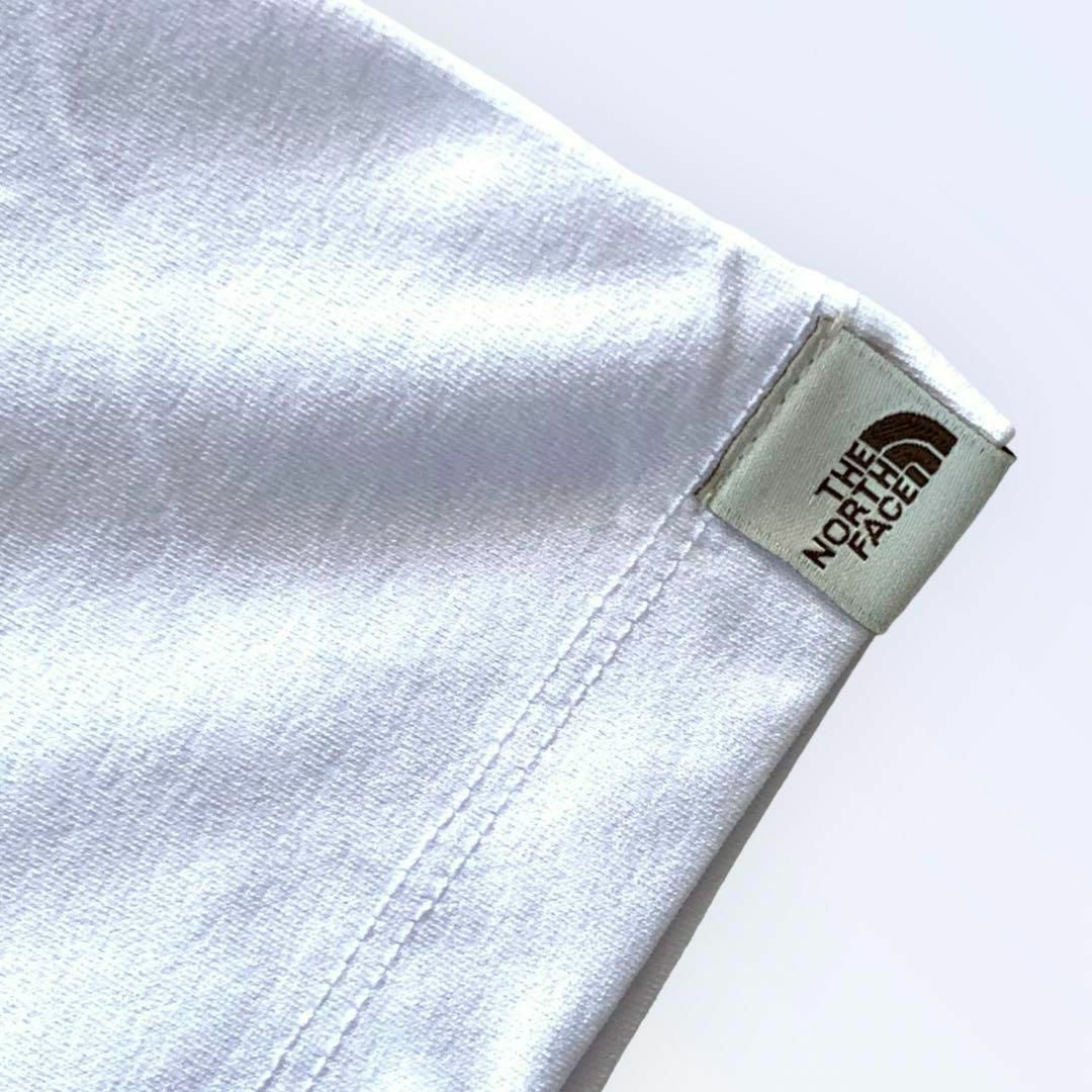 新品 韓国限定 ノースフェイス ホワイトレーベル Tシャツ ホワイト M