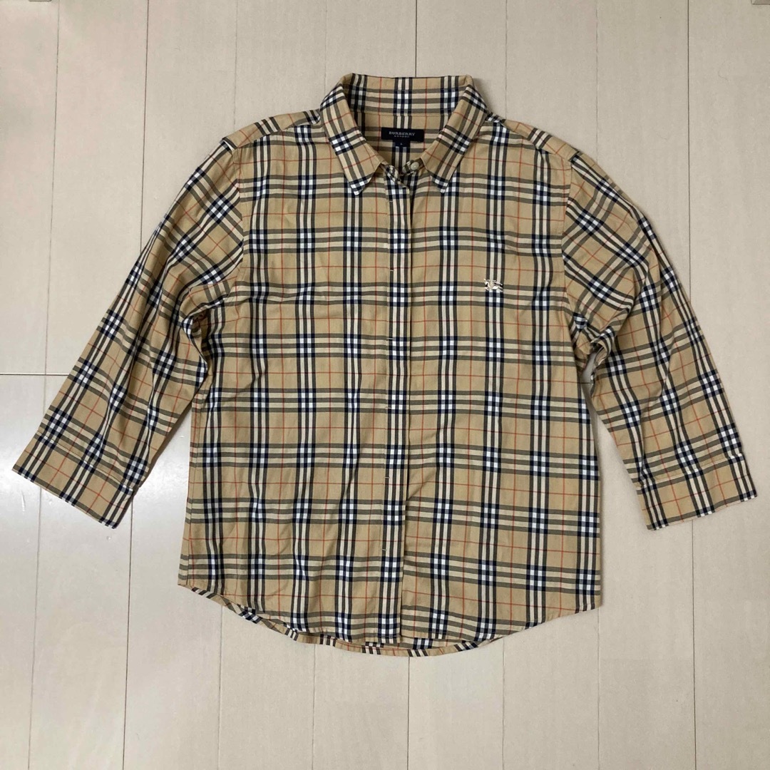 BURBERRY(バーバリー)の美品 BURBERRY LONDON レディース ７分袖 シャツ レディースのトップス(シャツ/ブラウス(長袖/七分))の商品写真