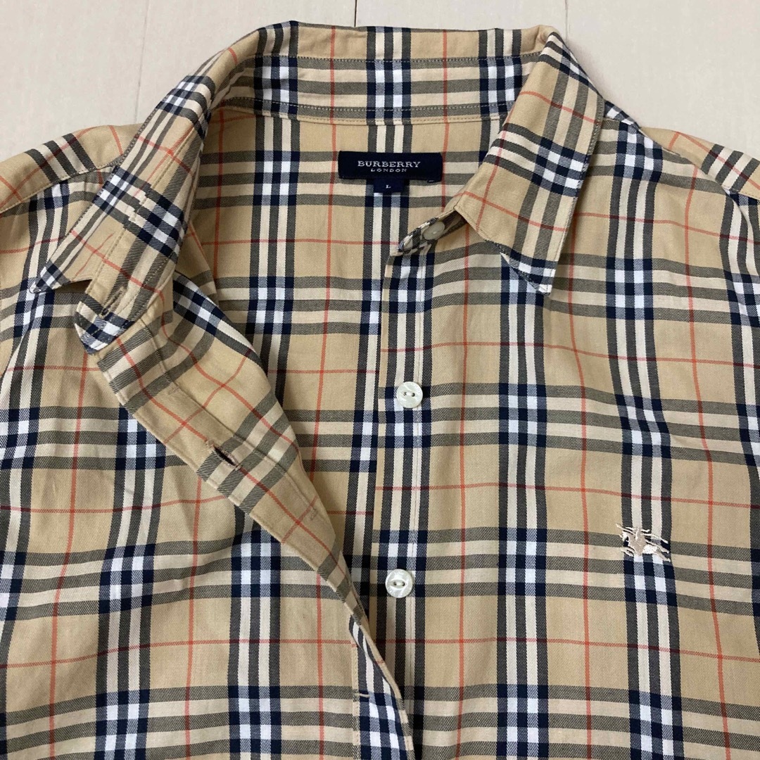 BURBERRY(バーバリー)の美品 BURBERRY LONDON レディース ７分袖 シャツ レディースのトップス(シャツ/ブラウス(長袖/七分))の商品写真