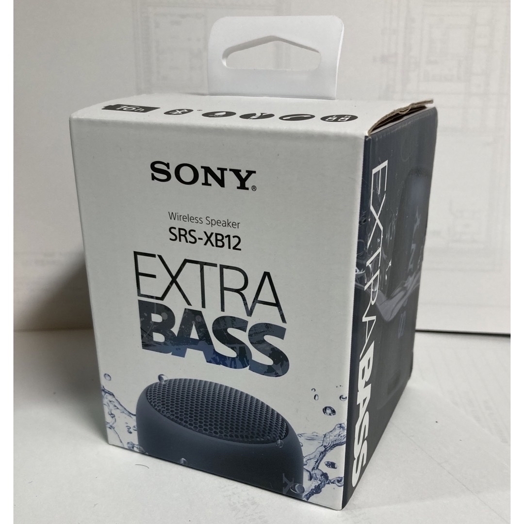 SONY(ソニー)の《M's様専用》SONY ワイヤレスポータブルスピーカー SRS-XB12(B) スマホ/家電/カメラのオーディオ機器(スピーカー)の商品写真