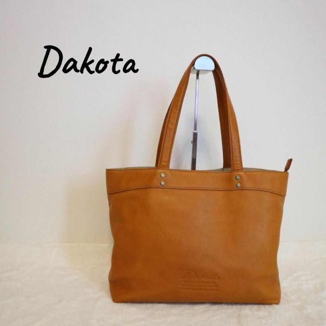 Dakota トートバッグ キャメル　レザー(本革)