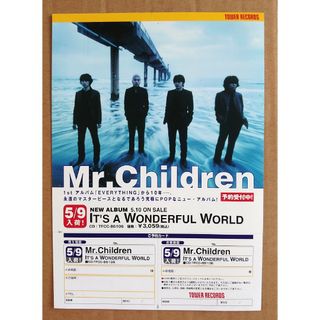 Mr.Children IT'S A WONDERFUL WORLD非売品チラシの通販 by