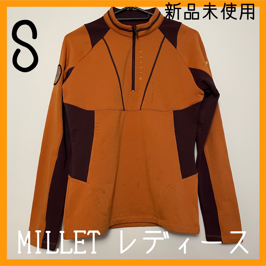 MILLET 【訳あり特価】MILLET ミレー 長袖 ウェア オレンジ レディース S 運動の通販 by ゆうこ's shop｜ミレーならラクマ