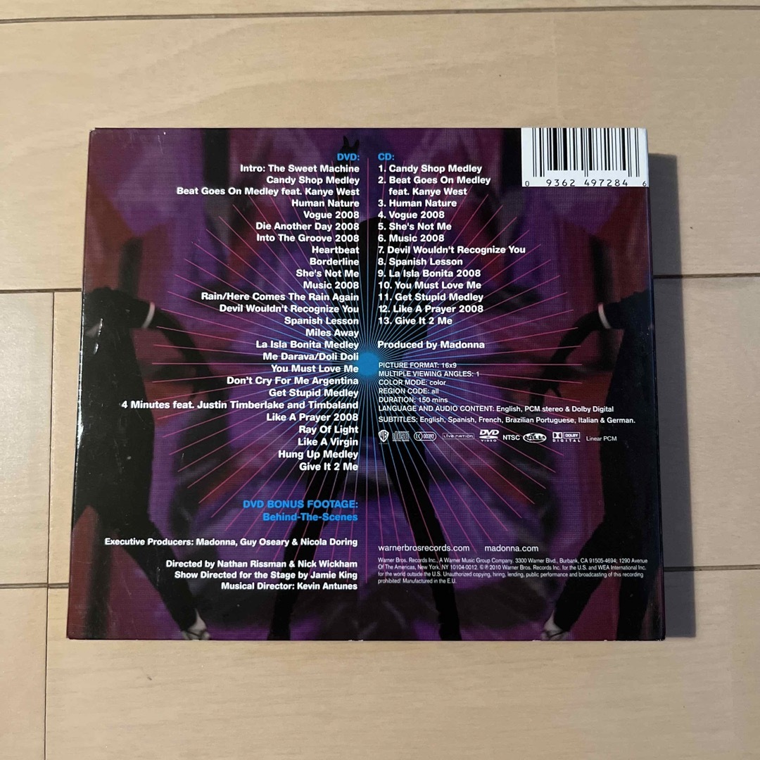 マドンナ(マドンナ)のMadonna STICKY & SWEET TOUR DVD & CDセット エンタメ/ホビーのCD(ポップス/ロック(洋楽))の商品写真