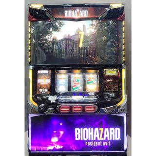 パチスロ 実機 バイオハザード7 エヴリンパネル コイン不要機セットの パチスロ 実機 バイオハザード7 エヴリンパネル コイン不要機セットの