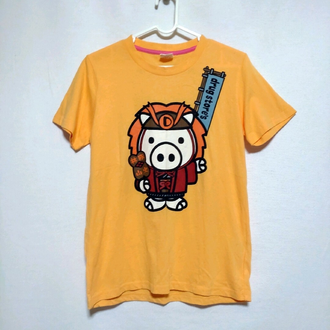ドラッグストアーズ　豚林火山　ぶたさんTシャツ　オレンジ サイズ2 | フリマアプリ ラクマ