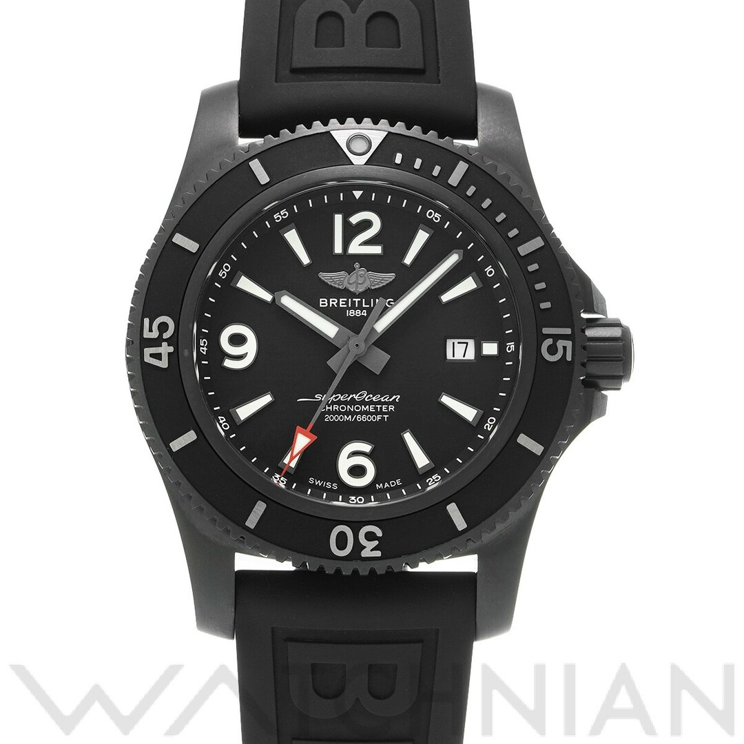 ブライトリング BREITLING M17368B71B1S1 ブラック メンズ 腕時計腕時計(アナログ)