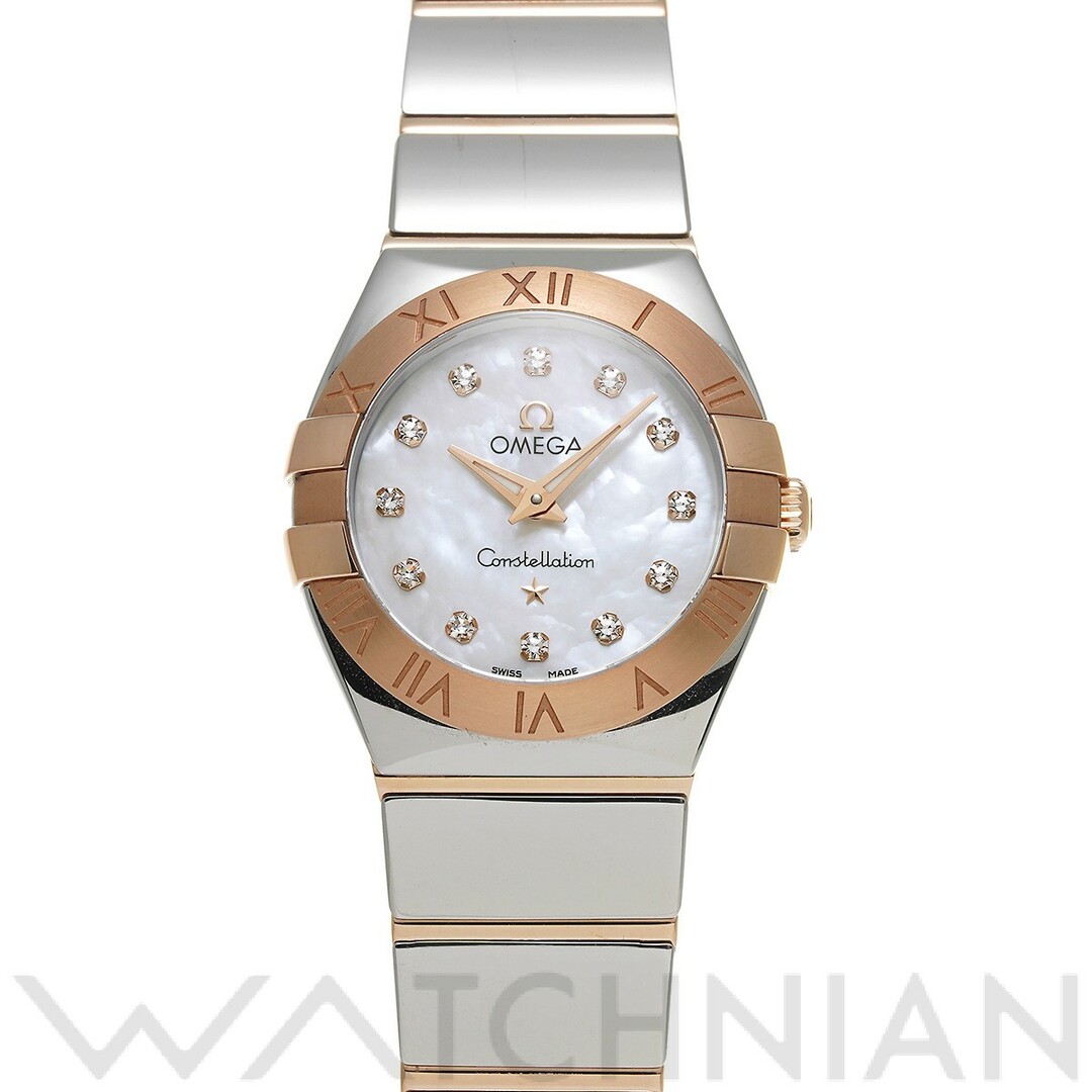 オメガ OMEGA 123.20.24.60.55.003 ホワイトシェル /ダイヤモンド レディース 腕時計