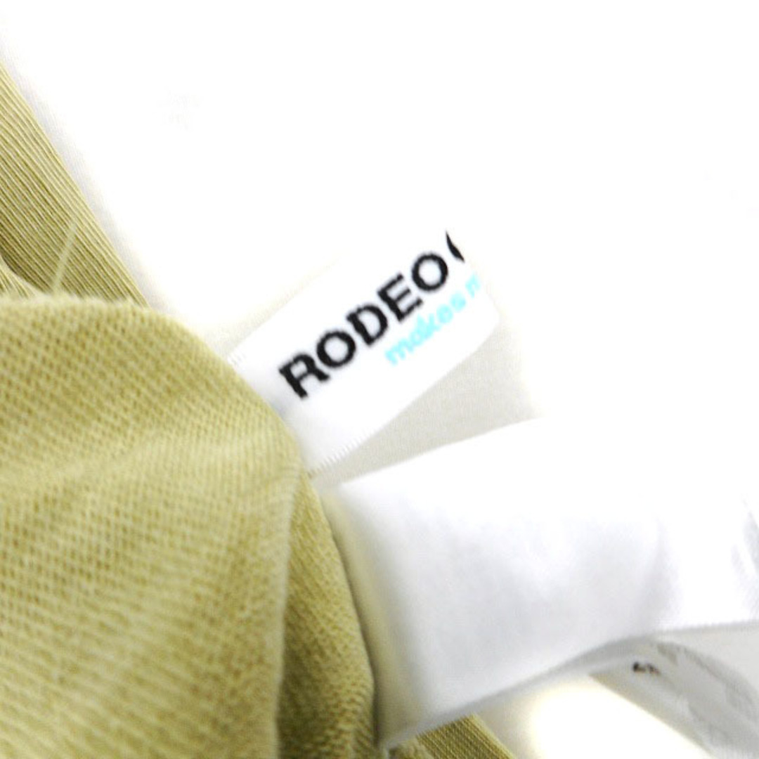 RODEO CROWNS(ロデオクラウンズ)のロデオクラウンズ トレーナー ワンピース ミニ オーバーサイズ ロゴ リブ 長袖 レディースのトップス(トレーナー/スウェット)の商品写真