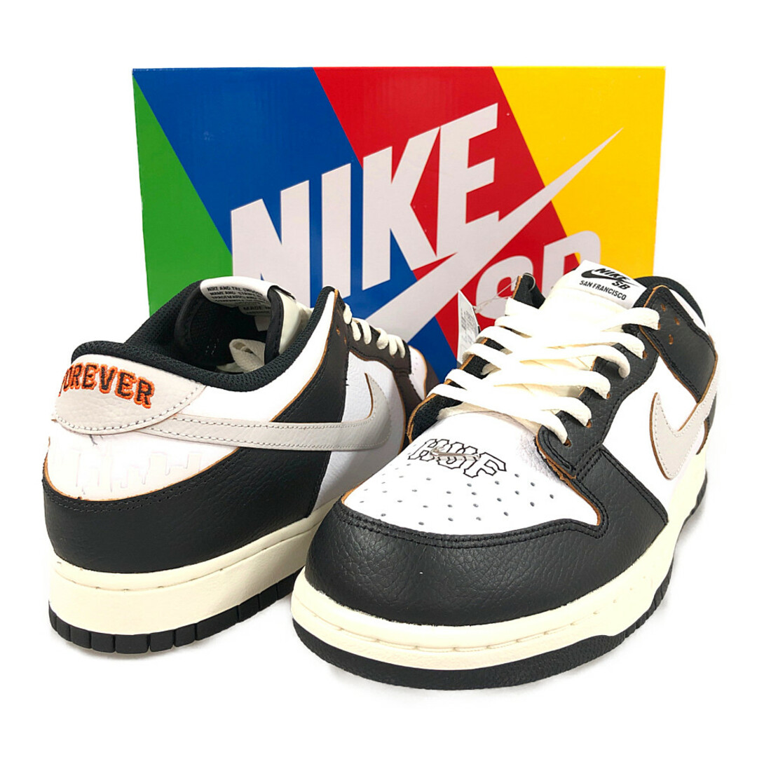 NIKE ナイキ ×HUF 品番 FD8775 NIKE SB DUNK LOW OG QS ダンク シューズ 黒 白 サイズUS11=29cm 正規品 / 31695