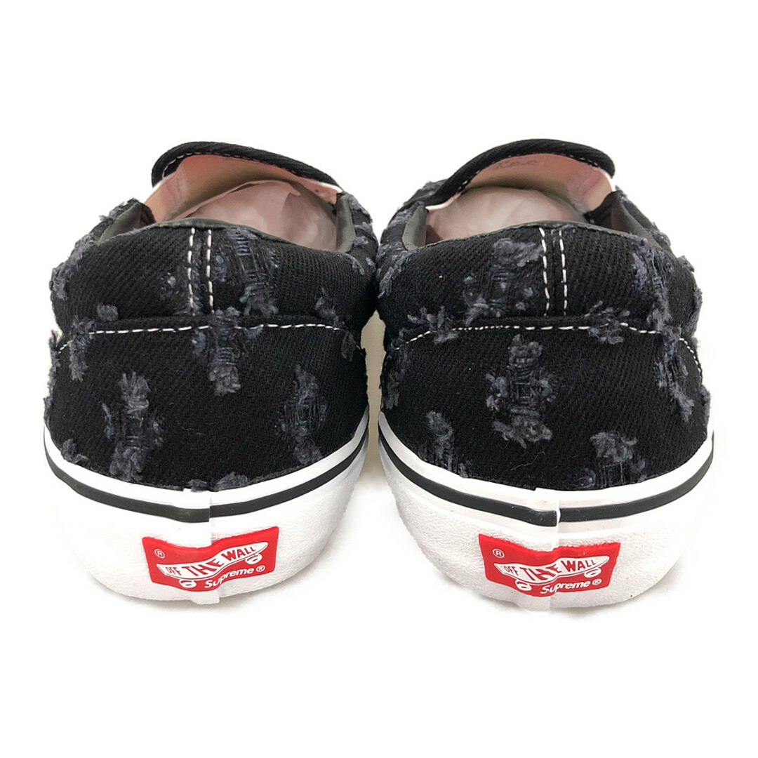 Supreme(シュプリーム)のSUPREME シュプリーム ×VANS バンズ Slip-On Pro スリッポン シューズ Black Denim ブラック サイズUS9=27cm 正規品 / 31687 メンズの靴/シューズ(スリッポン/モカシン)の商品写真