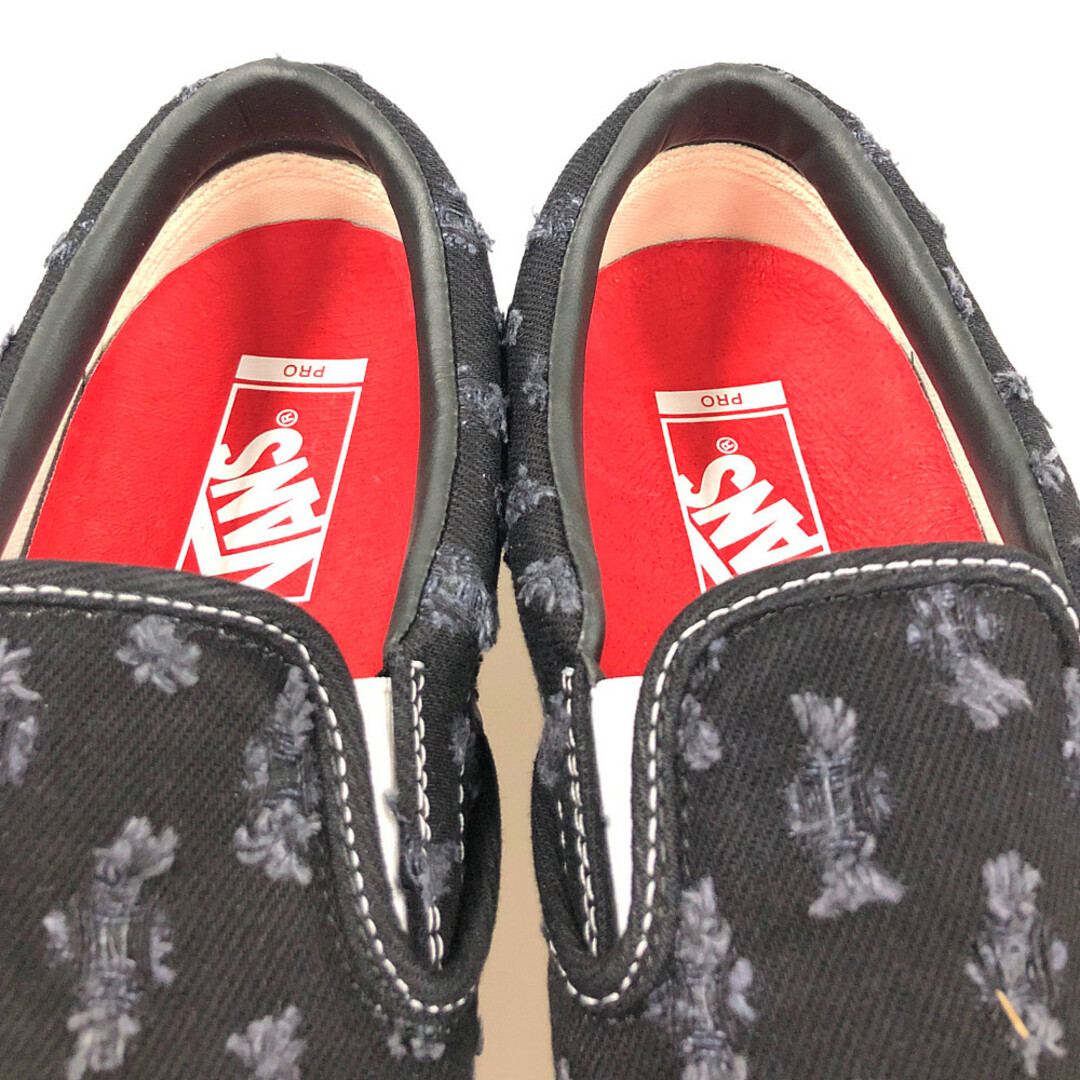 Supreme(シュプリーム)のSUPREME シュプリーム ×VANS バンズ Slip-On Pro スリッポン シューズ Black Denim ブラック サイズUS9=27cm 正規品 / 31687 メンズの靴/シューズ(スリッポン/モカシン)の商品写真