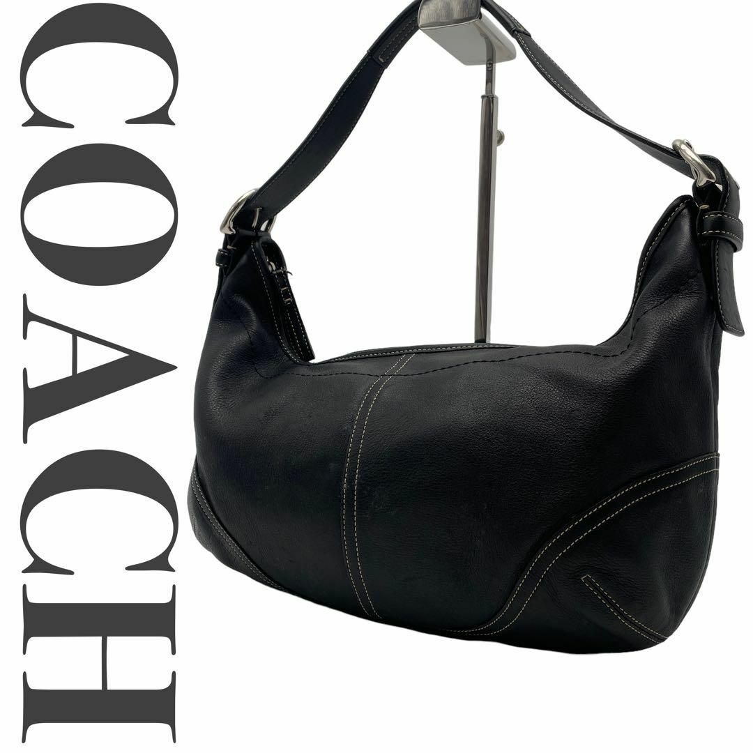 COACH - COACH コーチ ハンドバッグオールレザー ショルダー ブラック