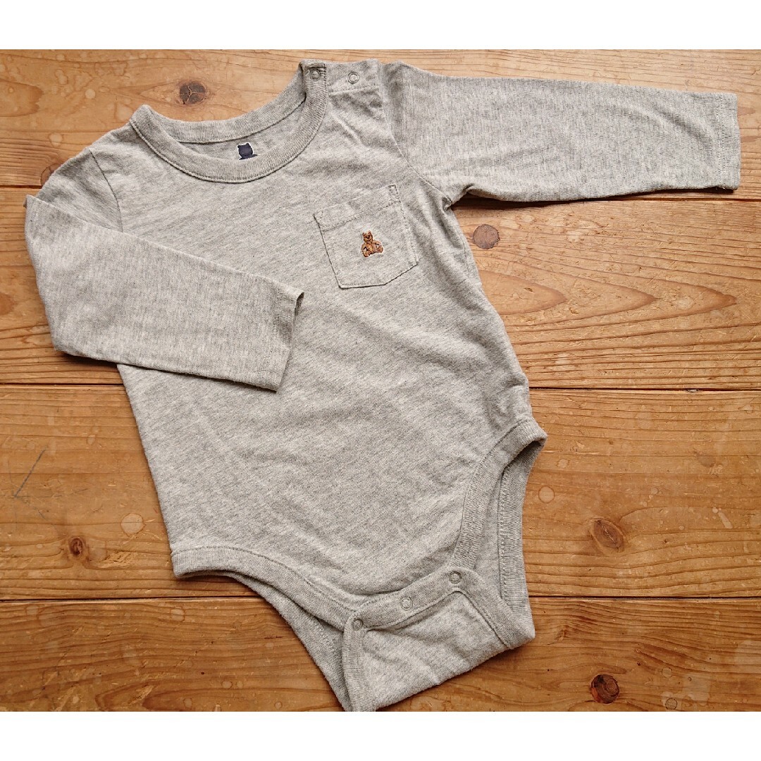 babyGAP(ベビーギャップ)のベビー服 長袖ロンパース ズボン セット サイズ80 キッズ/ベビー/マタニティのベビー服(~85cm)(ロンパース)の商品写真