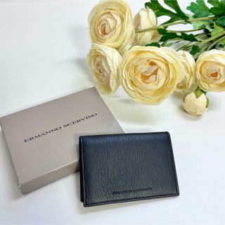 エルマンノシェルヴィーノ(ERMANNO SCHERVINO)のERMANNO SCERVINO❤️新品❤️薄型カードケース 名刺入れ(名刺入れ/定期入れ)