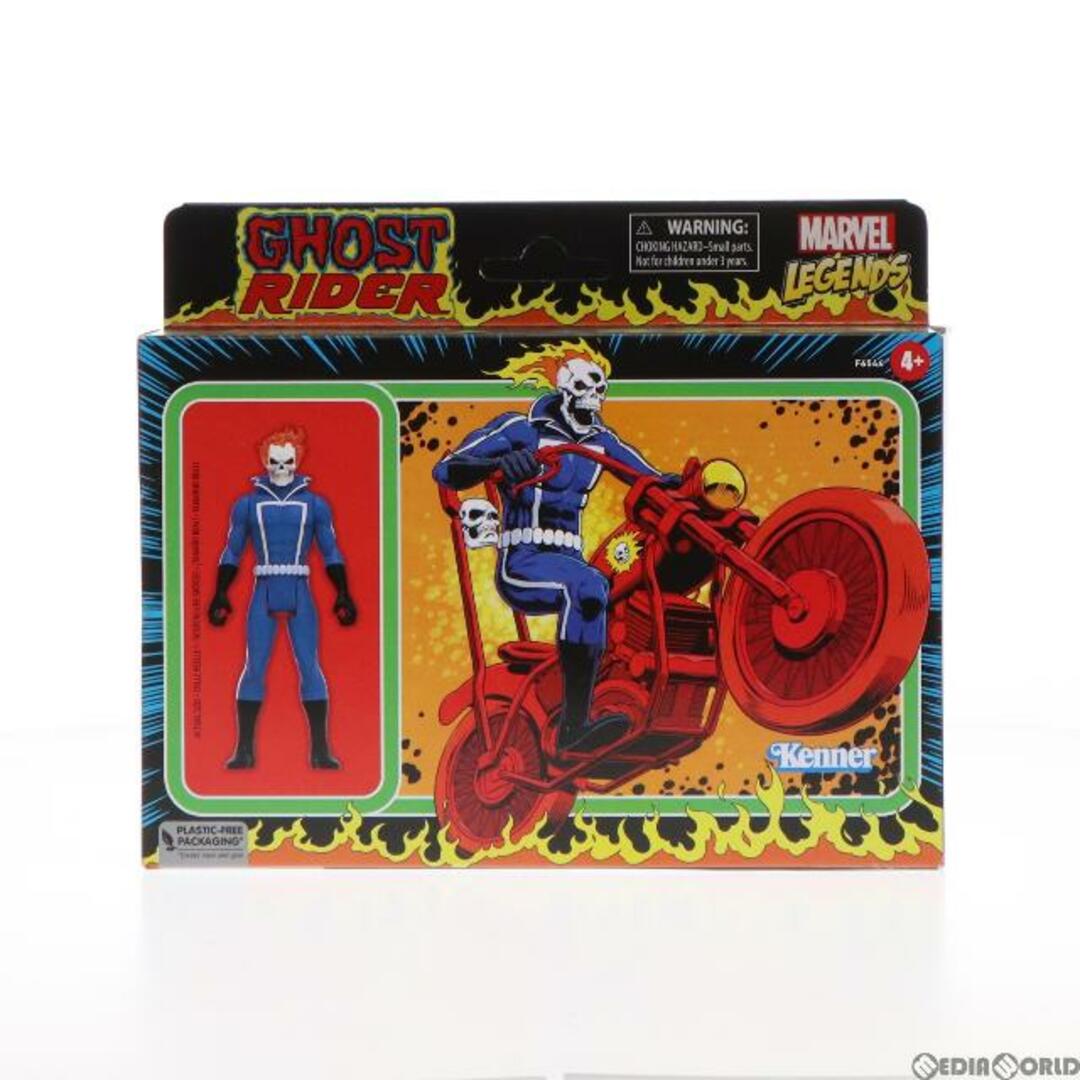 3.75インチ アクションフィギュア ゴーストライダー&ヘルサイクル マーベル・レジェンド RETRO 完成品 可動フィギュア ハズブロ/ホットトイズ