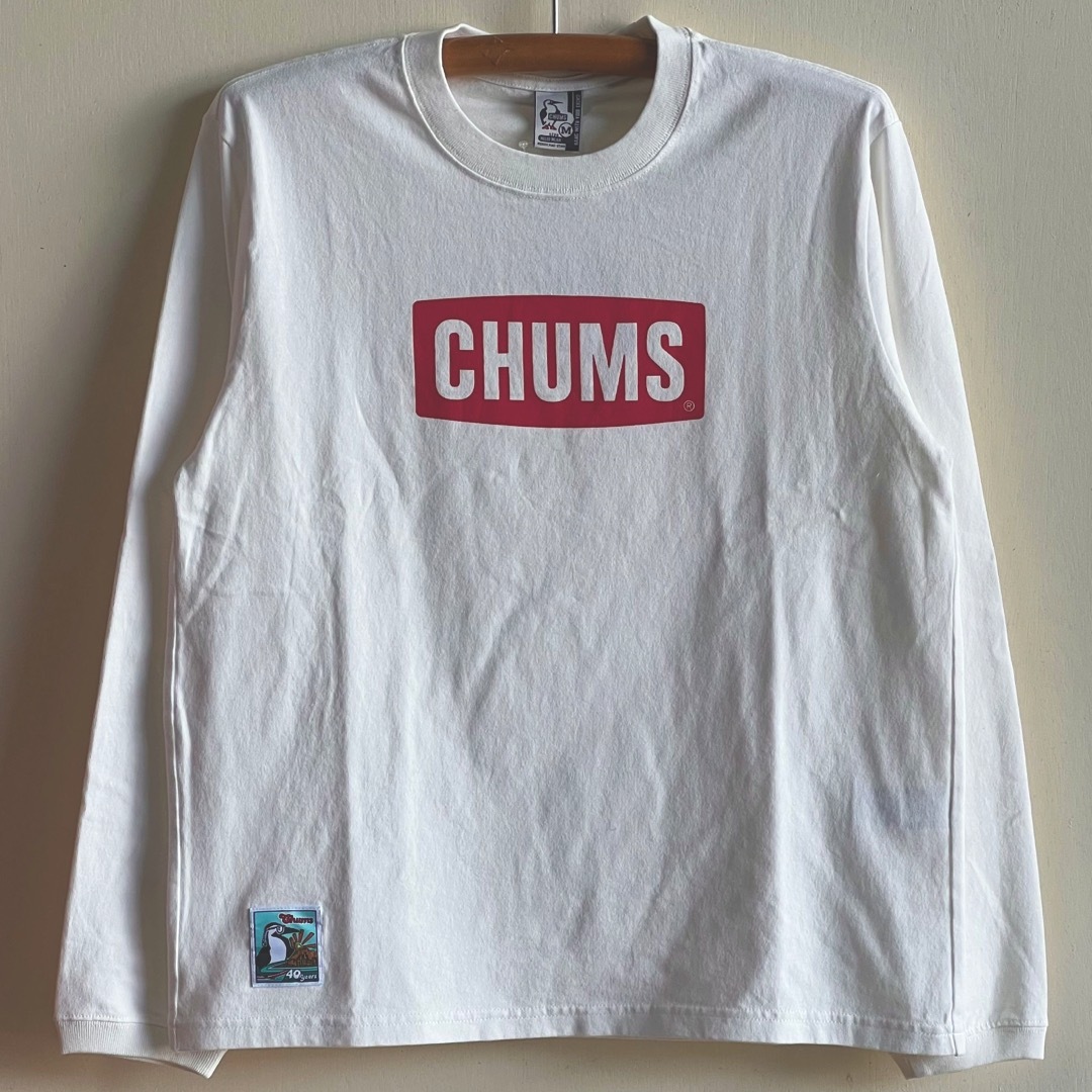 新品　40Years CHUMS ロゴ　ロングTシャツ　チャムス  wm