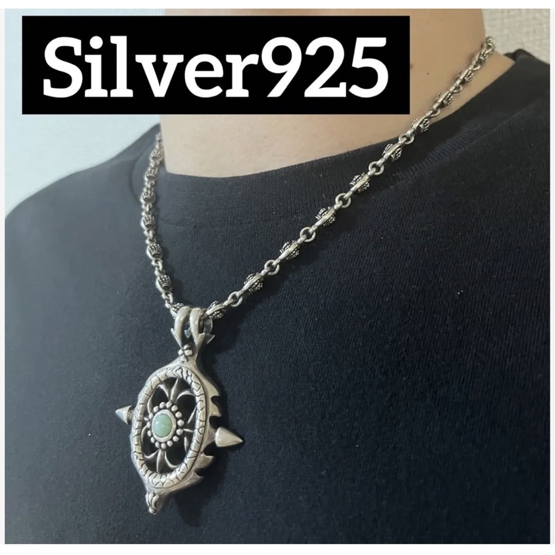 Silver925 ネックレス　ヴィンテージ　Maori warriors