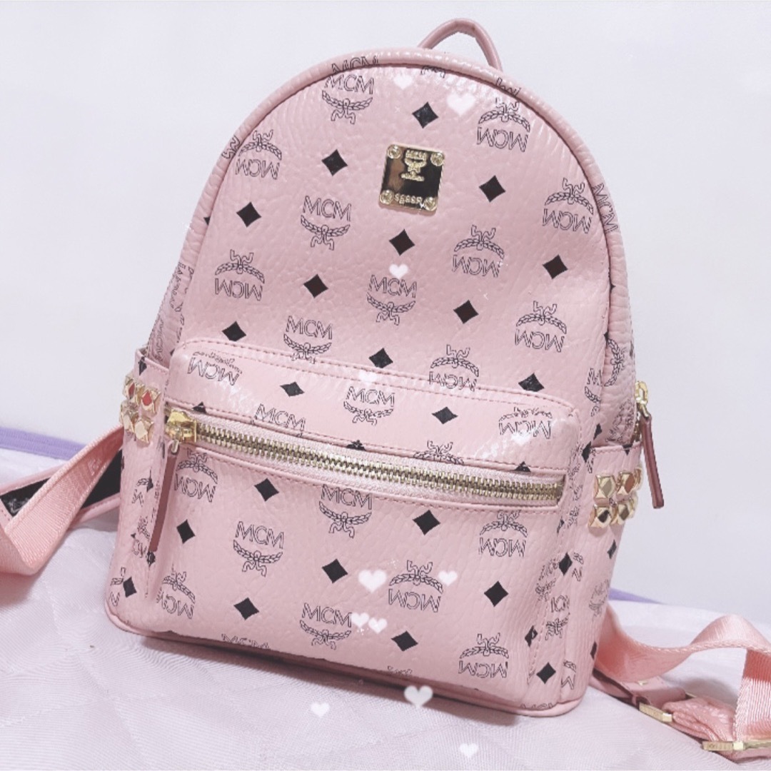 MCM リュック パウダーピンク 地雷系 量産型 正規品 momoseh.ca