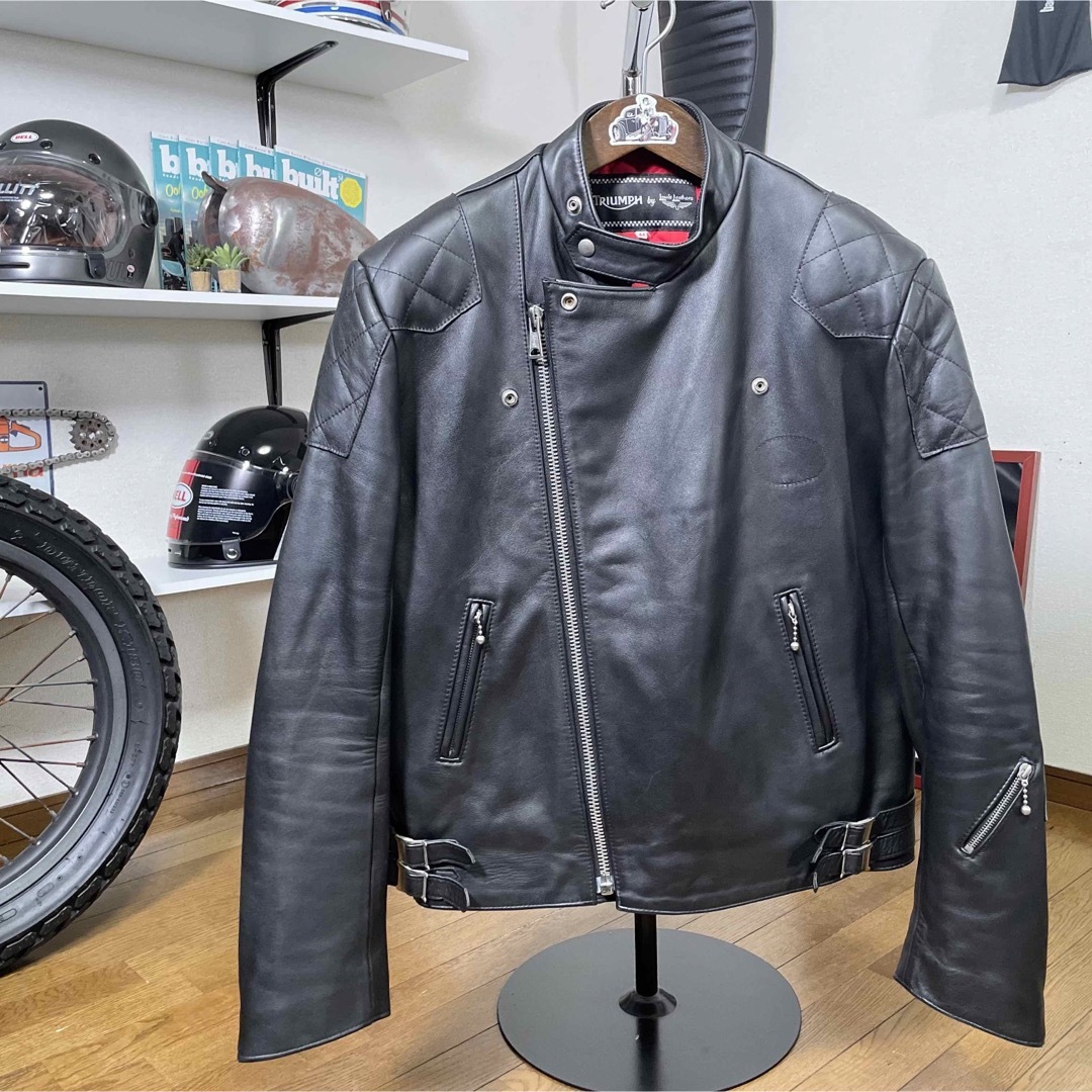 Lewis Leathers & TRIUMPH カウハイド  ブラック/44