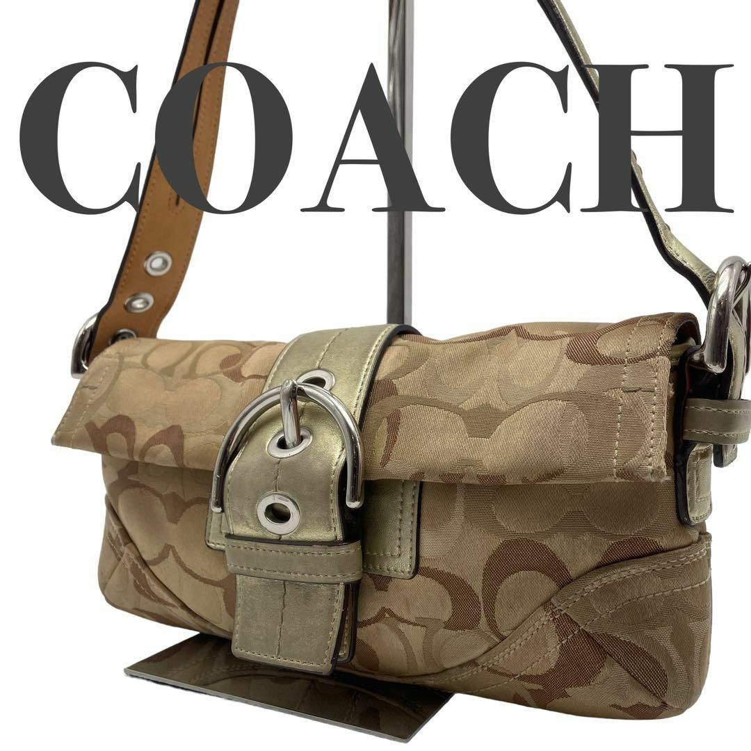 COACHコーチ ギャラリー ショルダーバッグ ハンドバッグ シグネチャー