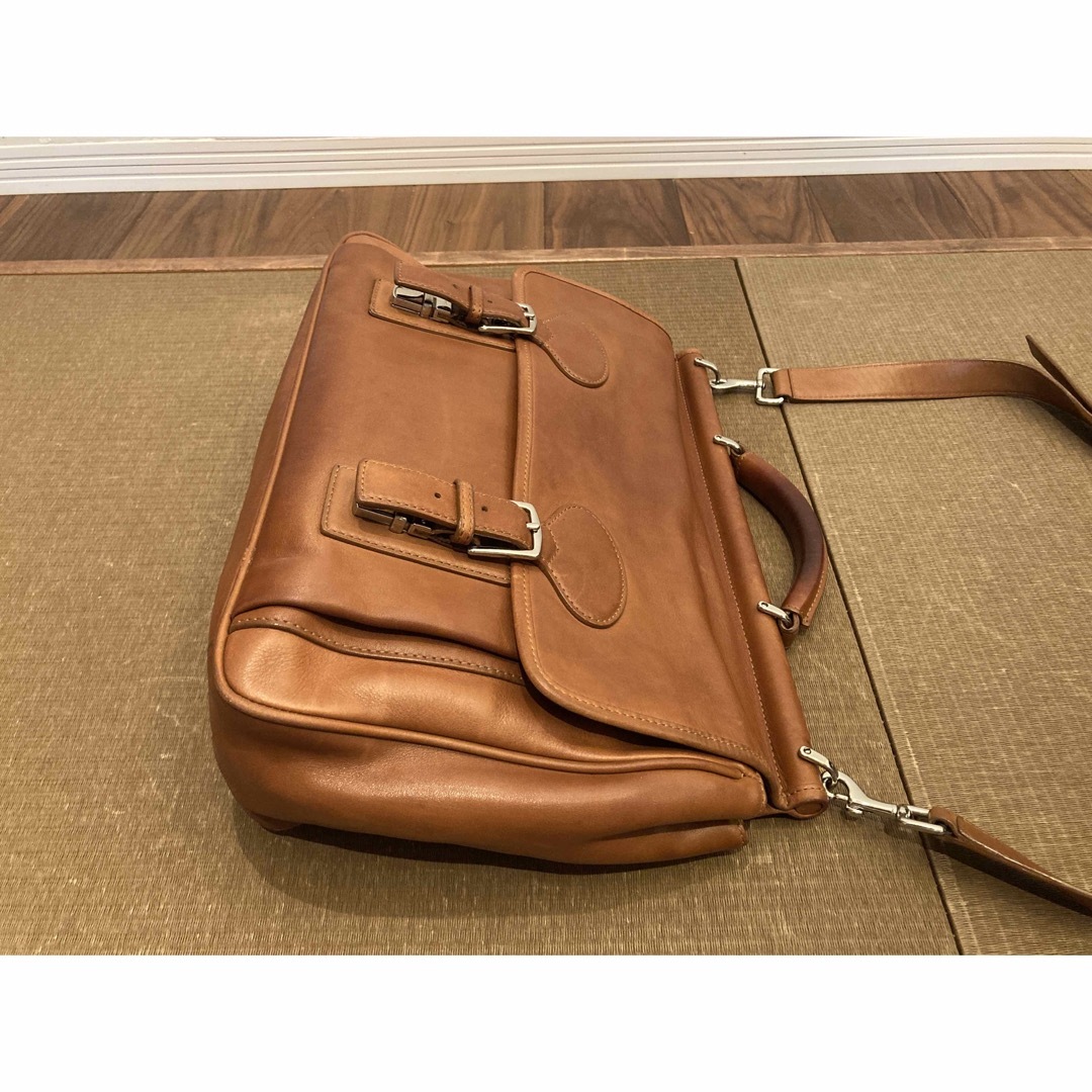 ◇COACH コーチ 2WAYバッグ◇5235 ブラウン レザー メンズ ハンド