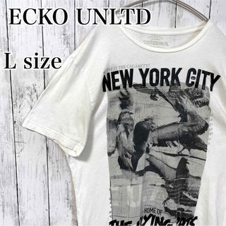 エコーアンリミテッド(ECKŌ UNLTD（ECKO UNLTD）)のECKO UNLTD エコーアンリミテッド アニマル柄 鳥 プリント Tシャツ(Tシャツ/カットソー(半袖/袖なし))