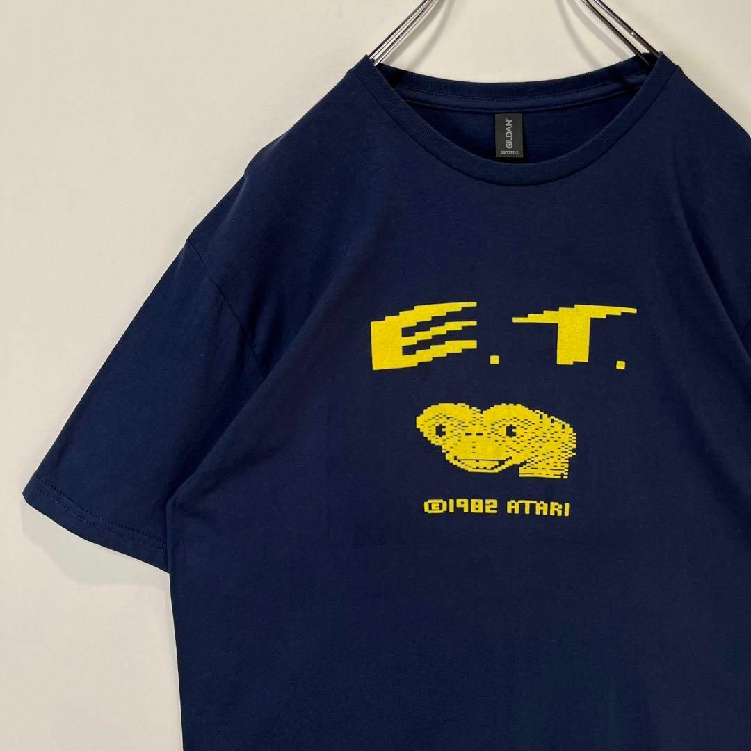 新品　E.T Tシャツ　スピルバーグ　ATARI ムービーT ネイビー　Lサイズ