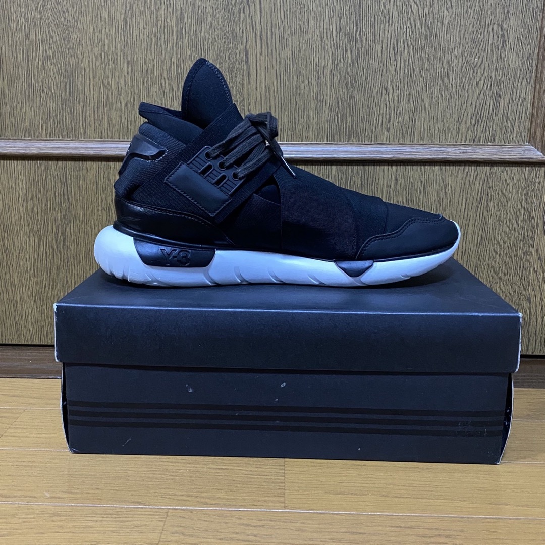 Y-3 QASA HIGH ヨウジヤマモト スニーカー 27cm 黒 xxtraarmor.com