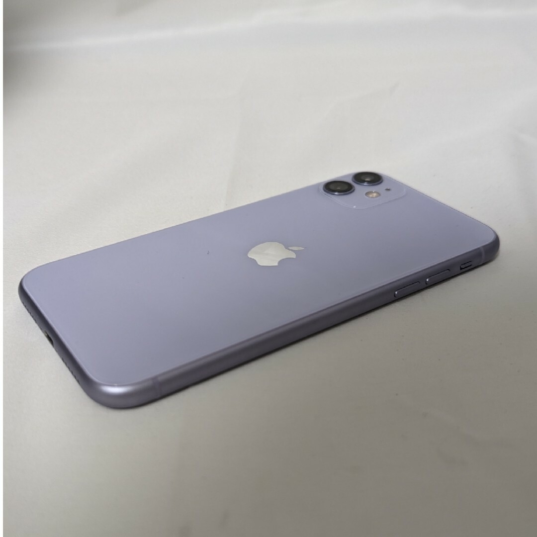 iPhone 11 パープル64 GB SIMフリー スマホ/家電/カメラのスマートフォン/携帯電話(スマートフォン本体)の商品写真