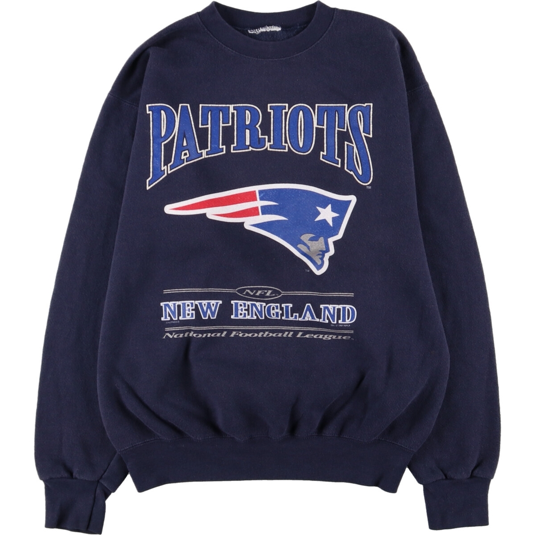 90年代 UNKNOWN NFL NEW ENGLAND PATRIOTS ニューイングランドペイトリオッツ スウェットシャツ トレーナー メンズL ヴィンテージ /eaa363661