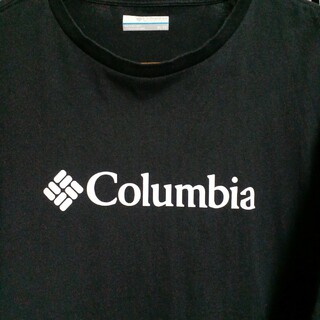 コロンビア(Columbia)のコロンビア　ブラック　デカロゴTシャツ(Tシャツ/カットソー(半袖/袖なし))