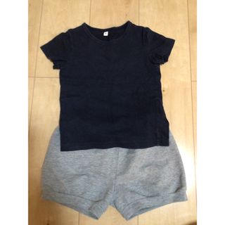 ムジルシリョウヒン(MUJI (無印良品))の無印 Tシャツとパンツセット100(パンツ/スパッツ)