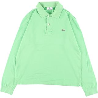 ラコステ(LACOSTE)の古着 ラコステ LACOSTE 長袖 ポロシャツ 3 レディースL /eaa363604(ポロシャツ)