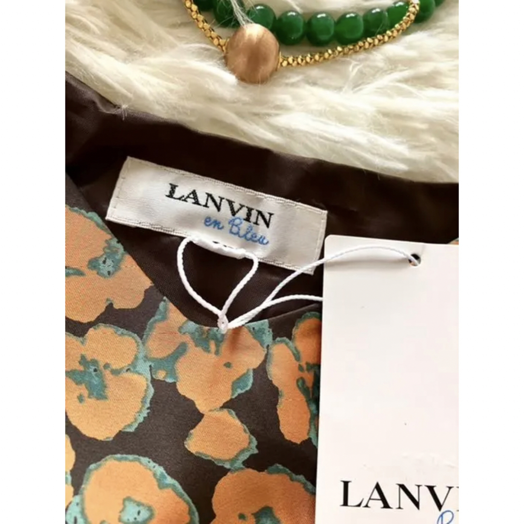 LANVIN en Bleu(ランバンオンブルー)の【新品未使用・タグ付き】ワンピース　ドレス レディースのワンピース(ひざ丈ワンピース)の商品写真