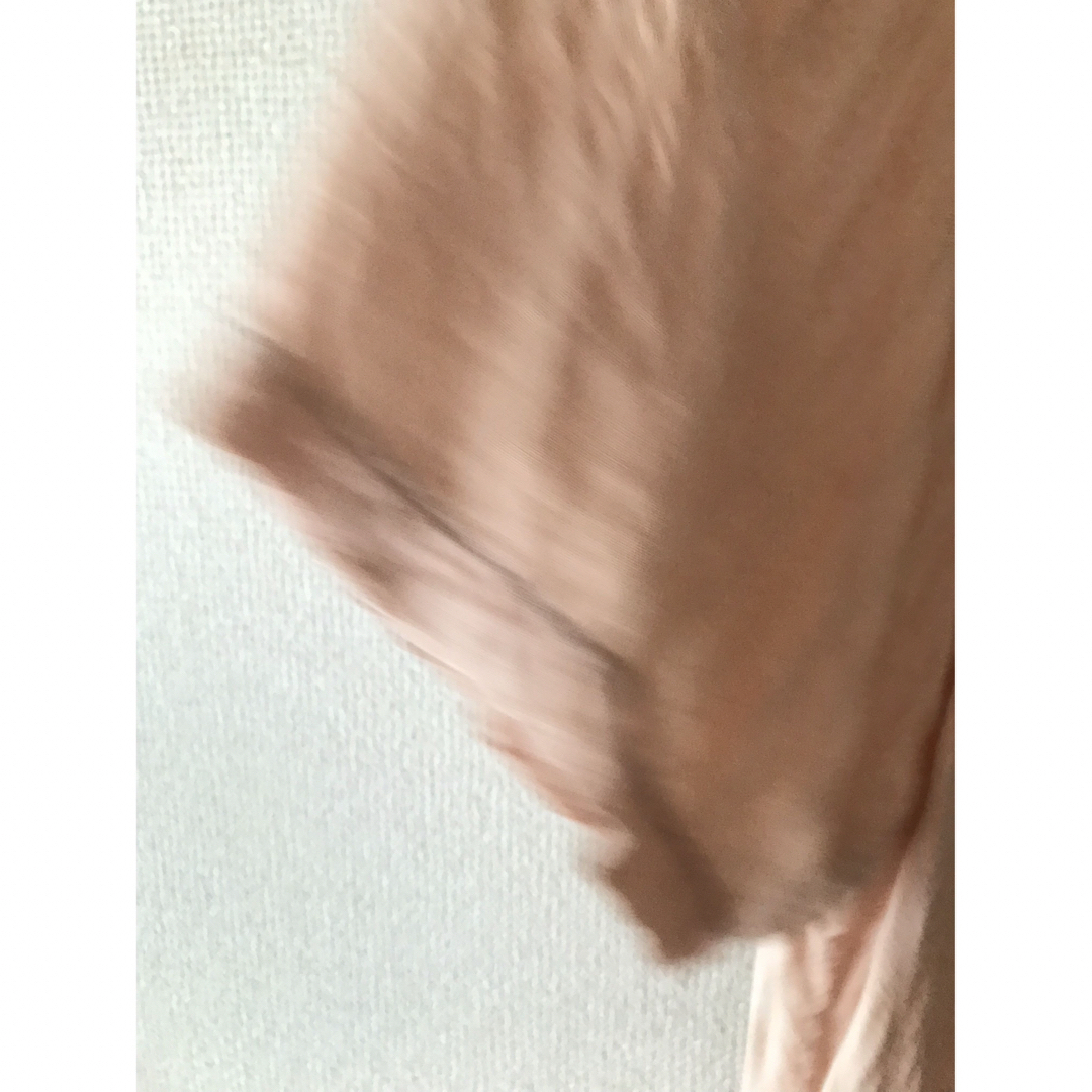 レディース　半袖　ブラウス　ペールオレンジ　中古 レディースのトップス(シャツ/ブラウス(半袖/袖なし))の商品写真