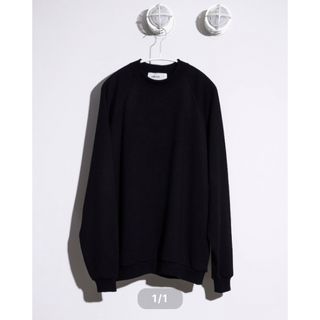 1LDK SELECT - everyone COTTON CREW NECK (BLACK)の通販｜ラクマ