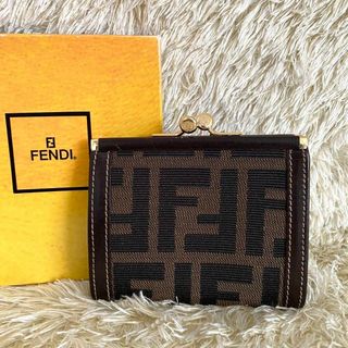 FENDI - ほぼ未使用✨ フェンディ コインケース がま口 ズッカ柄