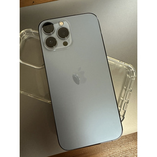 アイフォーン(iPhone)のiphone13 pro max 128g ブルー　au シムフリー　ジャンク(スマートフォン本体)