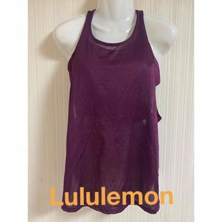 ルルレモン(lululemon)の[Lululemonタンク] 匿名　おしゃれ　トップス(ヨガ)