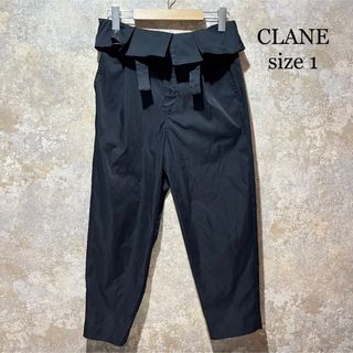 クラネ(CLANE)のCLANE クラネ ハイウエスト タックパンツ(カジュアルパンツ)