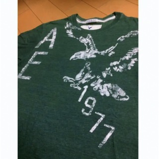 アメリカンイーグル(American Eagle)のアメリカンイーグルダークグリーンコットンT(Tシャツ/カットソー(半袖/袖なし))