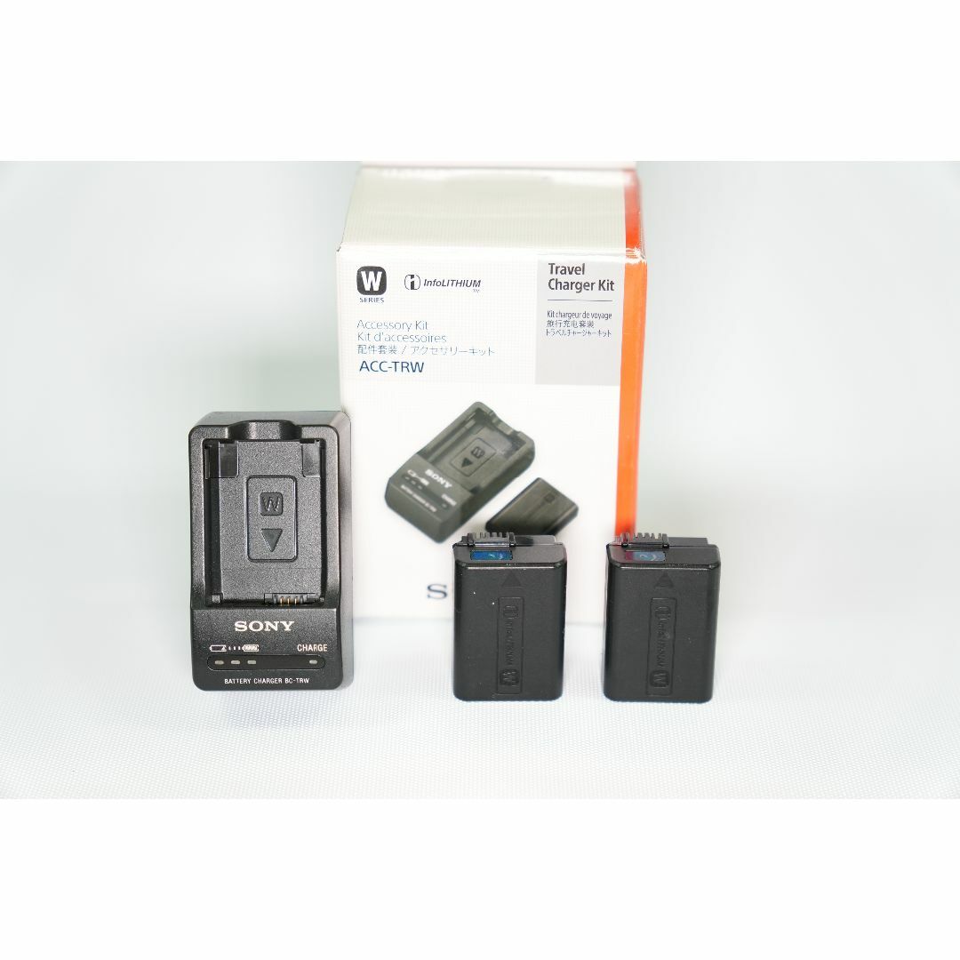 SONY - 中古　sony純正　BC-TRWとNP-FW50セット