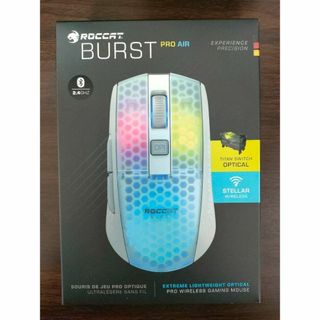 【新品】ROCCAT ゲーミングマウス BURST PRO AIR ホワイト(PC周辺機器)